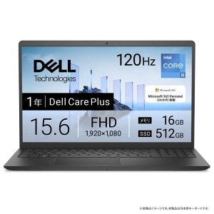 DELL@f@m[gp\R [ 15.6^ / Win11 Home / Core i5 / 16GB / SSD512GB / M365 Personal ] J[{ubN@ND65-GHM3BC