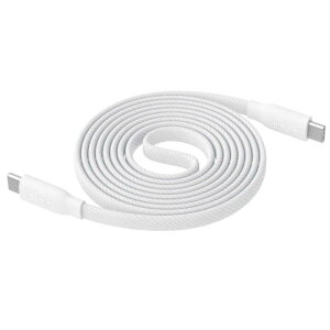 BELKIN�@BoostCharge Pro USB-C to USB-C �ґg�P�[�u�� �t���b�g 240W 1M �z���C�g�@CAB027QC1MWH