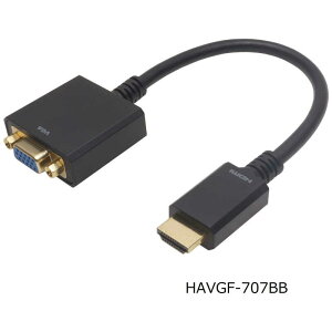 �z�[���b�N�@HDMI��VGA�ϊ��A�_�v�^ 15cm HDMI�I�X to VGA���X�@HAVGF707BB
