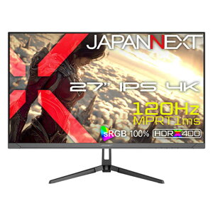 JAPANNEXT�@IPS�p�l������ 4K�Q�[�~���O���j�^�[ �m27�^ / 4K(3840×2160) / ���C�h / 120Hz�n (2�N�ۏ�)�@JN-i27G120U2
