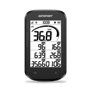 IGPSPORT�@�T�C�N���R���s���[�^ 3.0�C���` GPS�T�C�R��(IPX7�h���EStrava�����EType-C�[�d) �u���b�N�@BSC100MAX