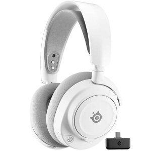 STEELSERIES�@Arctis Nova 7 Gen 2 �m���C�����X(Bluetooth�{USB-C) / ���� / �w�b�h�o���h�^�C�v�n �z���C�g�@61731