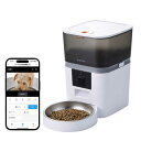 エレコム　ELECOM　自動給餌器 4L カメラ付き 1080p 暗視 Wi-Fi2.4/5GHz 動体検知 7g単位 乾燥剤 2WAY給電 給餌記録 …