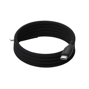 �G���R���@ELECOM�@USB-C �P�[�u�� PD60W USB Type-C to Type-C 1m �}���[�d �i�C�������b�V�� �u���b�N�@MPA-CCTMG10BK