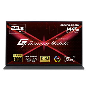 ITPROTECH�@USB-C�ڑ� �Q�[�~���O���o�C�����j�^ �m23.8�^ / �t��HD(1920×1080) / ���C�h / 144Hz�n �u���b�N�@LCD23HCR-IPSG