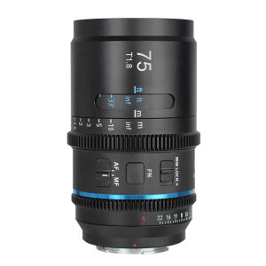 SIRUI�@Astra �I�[�g�t�H�[�J�X �A�i�����t�B�b�N�V�l�����Y 75mm T1.8 1.33x Full Frame/�u���[�t���A �m�j�R��Z / �P�œ_�����Y�n�@AST-75-ZB-JP