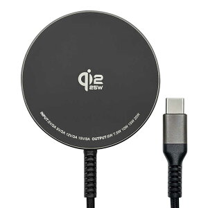 ���X�^�o�i�i�@���C�����X�`���[�W���[ Qi2.2�F�� 25W 1m Type-C�P�[�u�����t �m���C�����X�̂݁n �_�[�N�O���[�@R10WCC25W05DG