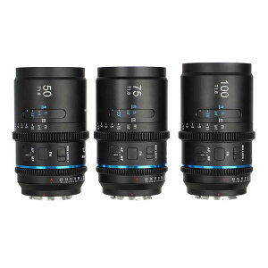 SIRUI�@Astra �I�[�g�t�H�[�J�X �A�i�����t�B�b�N�V�l�����YT1.8 Full Frame 3�{�Z�b�g(50/75/100mm) L/�u���[�t���A�@AST-3S-LB-JP
