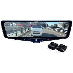 ALPINE�@�h���C�u���R�[�_�[ 2�J���� [�O��J�����Ή� / Full HD(200����f) / �Z�p���[�g�~���[�^]�@DVRDM1246AIC