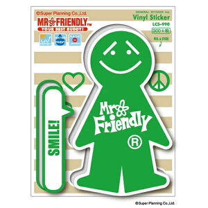 �[�l�����X�e�b�J�[�@�n�[�t�J�b�g�X�e�b�J�[ Mr.Friendly �΁@LCS-990