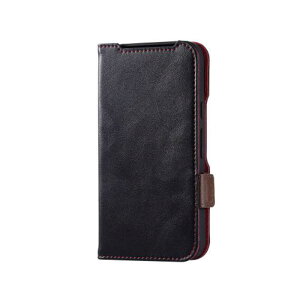 �G���R���@ELECOM�@Google Pixel 10 / 10 Pro �P�[�X �蒠�^ ���C�����X�[�d�� �X�g���b�v�z�[���t �X�^���h�@�\�t �u���b�N�@PM-P252PLFYBK