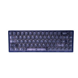 EVERGLIDE�@�Q�[�~���O�L�[�{�[�h(���s�b�h�g���K�[�Ή�) AE68 Pro Transparent(�p��z��) �m�L���n �u���b�N�@EV-AE68P-BK-TL
