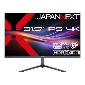 JAPANNEXT�@USB-C�ڑ� PC���j�^�[ �m31.5�^ / 4K(3840×2160) / ���C�h / 60Hz�n�@JN-IPSB315U-HSPC6