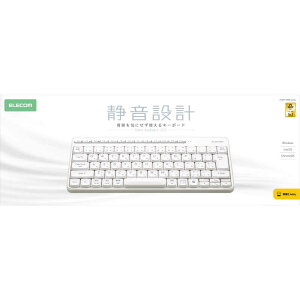 �G���R���@ELECOM�@�L�[�{�[�h ����2.4GHz �É� �~�j�T�C�Y �����u�������@TK-QT11MDMWH