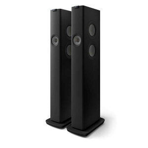 KEF�@WiFi�X�s�[�J�[ 2�{�Z�b�g �m�n�C���]�Ή� /Bluetooth�Ή� /Wi-Fi�Ή��n �J�[�{���u���b�N�@LS60WBLACKJP