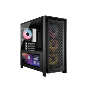 �R���Z�A�@CORSAIR�@FRAME 4000D LCD RS ARGB Premium Mid-TowerBlack�@CC-9011326-WW