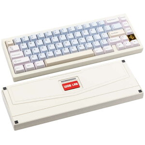 KIBU�@�L�[�{�[�h ZEN 65 Lite(�p��z��) �z���C�g �m�L���E���C�����X / Bluetooth�EUSB�n�@LZ65Wht