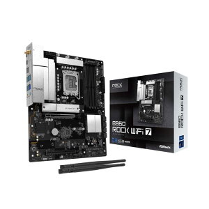 ASROCK�@ASRock B860 Rock WiFi 7 �mATX�n�@B860RockWiFi7