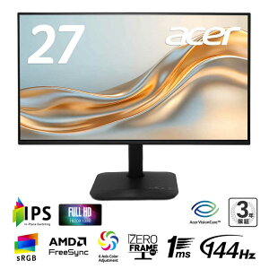 ACER �G�C�T�[�@IPS�p�l������ �t���f�B�X�v���C �m27�^ / �t��HD(1920×1080) / ���C�h / 144Hz�n�@KA270P6bmix