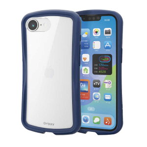 �G���R���@ELECOM�@iPhone 17e Grippy �t���[���J���[ ���^���X�e�b�J�[�t�l�C�r�[�@PM-A26SGRPFCNV