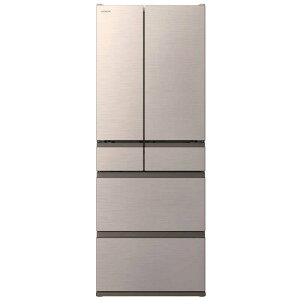 �����@HITACHI�@�①�� 6�h�A 617L �t�����`�h�A(�ω��J��) HWC�^�C�v ��68.5cm ���C�g�S�[���h�@R-HWC62Y-N�i�W���ݒu�����j