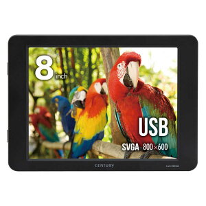 �Z���`�����[�@USB-A�ڑ� PC���j�^�[ plus one �m8.0�^ / SVGA(800×600) / ���C�h / 60Hz�n�@LCD-8000U2BV2
