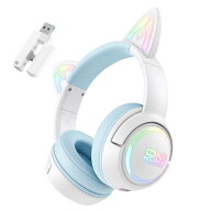 ONIKUMAGAMING　ゲーミングヘッドセット 猫耳ヘッドセット 無線　GT838HB