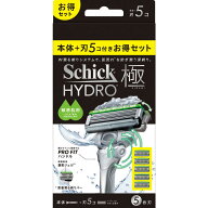 シック　ハイドロ極 敏感肌 コンボパック(本体＋刃5コ)　HDKビンカンコンボP