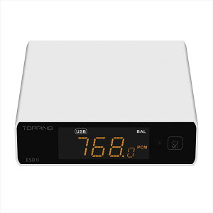�y2026�N03��31�������\��zTOPPING�@�R���p�N�g�f�X�N�g�b�vDAC �z���C�g�@E50 II White