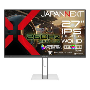 JAPANNEXT�@27�^ IPS BLACK 260Hz/1msMPRT WQHD2560×1440 HDMI DisplayPort���� WQHD�F120Hz�@JN-IPSB27G260Q-HSP