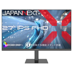 JAPANNEXT�@IPS�p�l������ FHD�t�����j�^�[ �m27�^ / �t��HD(1920×1080) / ���C�h / 120Hz�n�@JN-27IPS120F-HSP