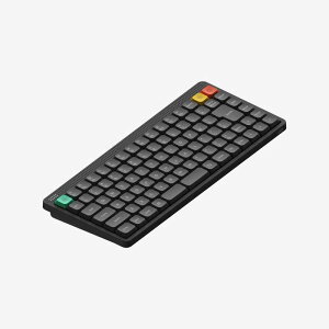 NUPHY�@Node75 ���J�j�J���L�[�{�[�h�EJIS�EBrown nano��(�^�N�^�C��) �m�L���E���C�����X / Bluetooth�EUSB (Type-C)�n Ink Gray�@n75ngbj
