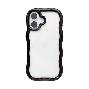HAMEE�@�miPhone 17��p�niFace BeBling �N���A�P�[�X �u���b�N�@41-190139