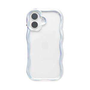 HAMEE�@�miPhone 17��p�niFace BeBling �N���A�P�[�X �z���C�g�I�[�����@41-190153