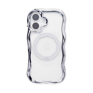 HAMEE�@�miPhone 17��p�niFace BeBling MagSynq �N���A�P�[�X �V���o�[�@41-190238