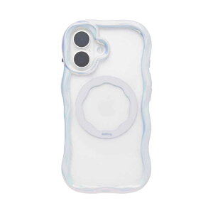 HAMEE�@�miPhone 17��p�niFace BeBling MagSynq �N���A�P�[�X �z���C�g�I�[�����@41-190245