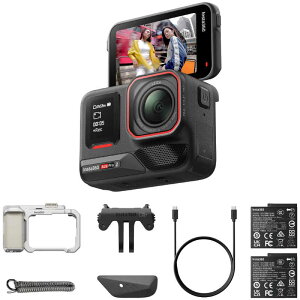 INSTA360�@�A�N�V�����J���� Insta360 Ace Pro 2 �X�g���[�g�B�e�L�b�g(�f���A���o�b�e���[�F���[�����C�g�E�V���o�[)�@CINSBBGA-ACEPRO246