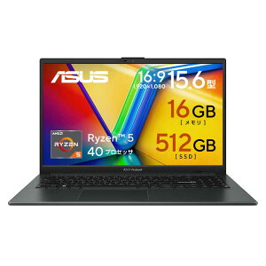 ASUS �G�C�X�[�X�@�m�[�g�p�\�R�� Vivobook Go 15 �m15.6�^ /�������F16GB / SSD�F512GB�n �~�b�N�X�u���b�N�@E1504FAR5165BW6