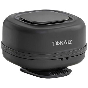 TOKAIZ�@2026�N�ŐV �N���b�v�t�@�� ���^ USB�[�d�� 360�x��] ���|����@ 3�i�K���� �É� �y�� ��@ �_�[�N�O���[�@TPF-019-DG