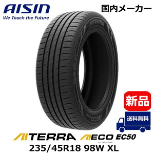 �A�C�V�� AISIN�@�^�C�� �V�i AIECO (�A�C�G�R) EC50 AITERRA (�A�C�e��) 235/45R18 98W XL �ėp 1�{ �i���͂��̂݁j�@TIRAZ-9502