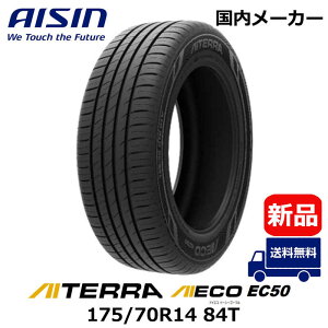 �A�C�V�� AISIN�@�^�C�� �V�i AIECO (�A�C�G�R) EC50 AITERRA (�A�C�e��) 175/70R14 84T �ėp 1�{ �i���͂��̂݁j�@TIRAZ-9524