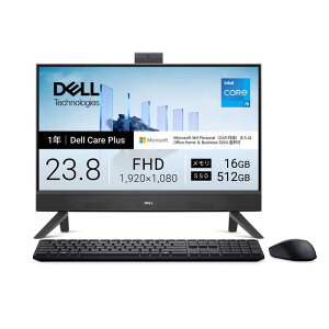 DELL�@�f���@�I�[���C������ EC24250 �m23.8�^ / Win11 Home / intel Core i5 / �������F16GB / SSD�F512GB �n �_�[�N�V���h�E�O���[�@AD47-GHM3BC