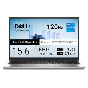 DELL�@�f���@DC15250 �m15.6�^ / Win11 Home / intel Core i5 / ������16GB / SSD512GB / Microsoft 365 Personal�n �v���`�i�V���o�[�@ND55-GNM3SC