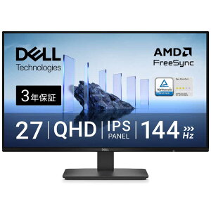 DELL�@�f���@Dell 27 ���j�^�[ �m27�^ / WQHD(2560×1440) / ���C�h / 144Hz�n �u���b�N�@SE2726D-R