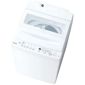 ���Ł@TOSHIBA�@�y�����ւ���5000pt�i�� 6/30�܂Łz�S��������@ ����7.0kg �s���A�z���C�g�@AW-7DH6-W�i�W���ݒu�����j