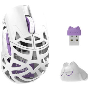KIBU�@�Q�[�~���O�}�E�X Beast Miao �m���w�� / �L��/����(���C�����X) / 5�{�^�� / USB�n White�@WL-BMIAO-WHT-O