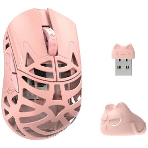 KIBU�@�Q�[�~���O�}�E�X Beast Miao �m���w�� / �L��/����(���C�����X) / 5�{�^�� / USB�n Pink�@WL-BMIAO-PINK-O