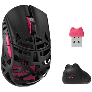 KIBU�@�Q�[�~���O�}�E�X Beast Miao �m���w�� / �L��/����(���C�����X) / 5�{�^�� / USB�n Black�@WL-BMIAO-BLK-O