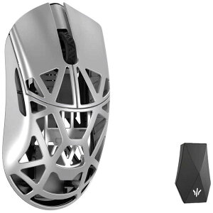 KIBU�@�Q�[�~���O�}�E�X Beast X Max �m���w�� / �L��/����(���C�����X) / 5�{�^�� / USB�n Metallic Silver(Solid sides)�@WL-BXMAX-SIL-O-NH