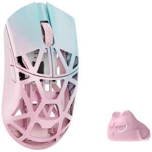 KIBU�@�Q�[�~���O�}�E�X Beast X Max �m���w�� / �L��/����(���C�����X) / 5�{�^�� / USB�n Blue��Pink(Solid sides)�@WL-BXMAX-BP-O-NH